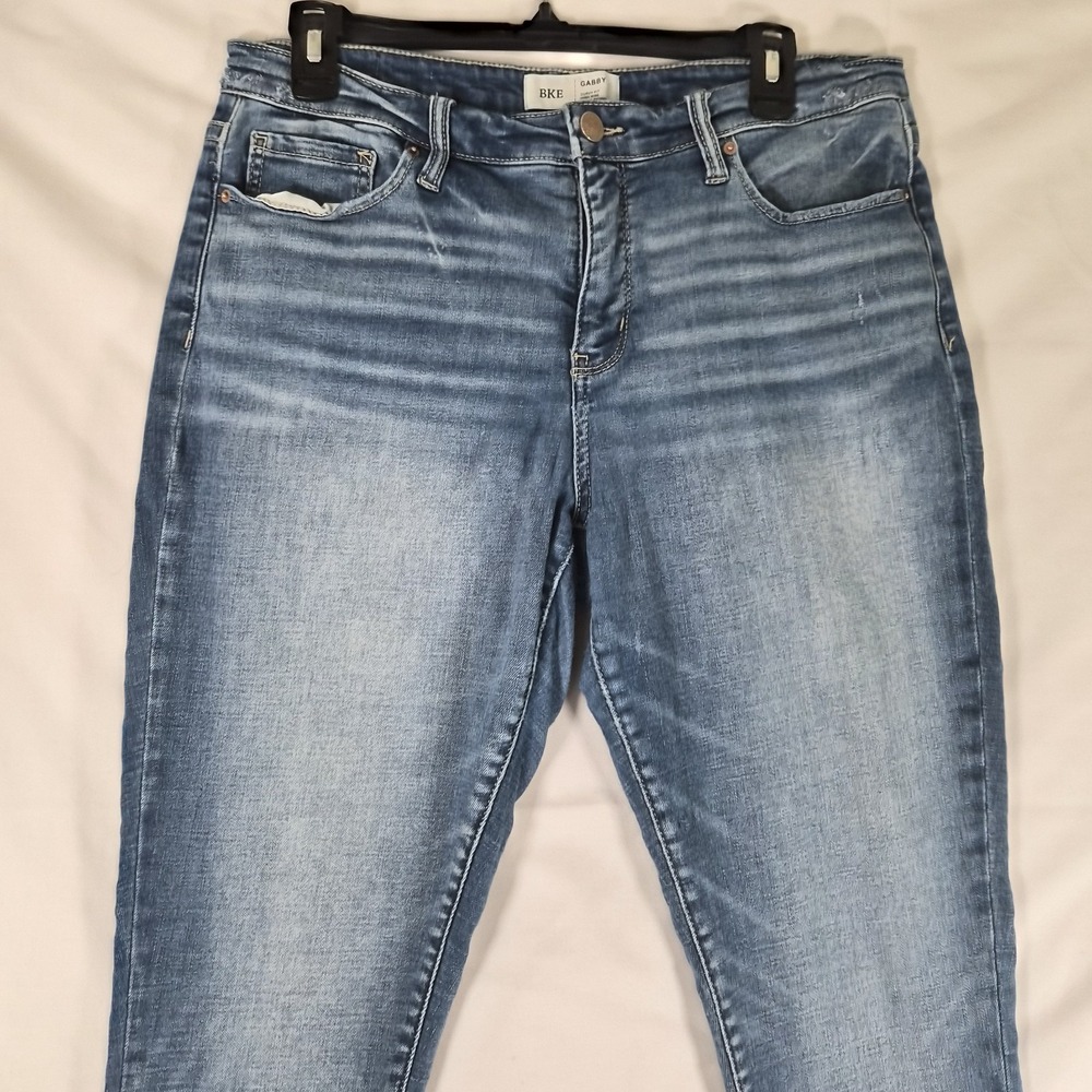 BKE Gabby‎ Curvy Skinny Jeans Womens Size 30 High Rise Ankle Medium Wash Stretch - Picture 2 of 13